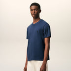 Herren Rundhals T Shirt aus Polyester | Kurzarm T Shirt in Lockerer Passform für Alltag und Freizeit | Schmid