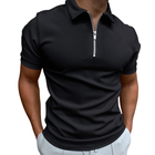 Herren Polo‑T‑Shirt mit Reissverschluss‑Kragen und kurzen Ärmeln
