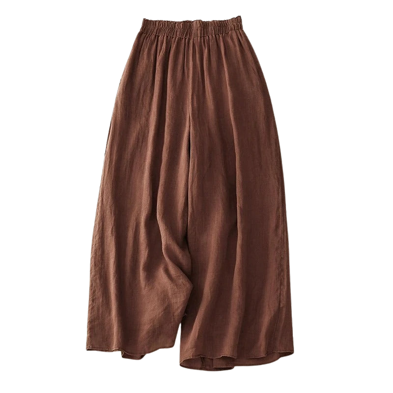 Nicole Leinenhose – Damen Leichte Hose mit Gerade-Bein-Schnitt
