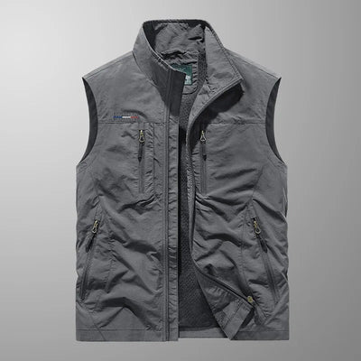 Vincent | Atmungsaktive Outdoor Cargo-Weste Mit Vielen Taschen