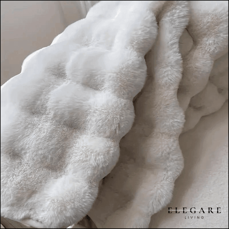 Plush Fashion Bubble Flower Teppich | Stilvoll & Komfortabel Für Zuhause