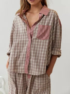 Viktoria Luxus 2‑Teiliges Pyjama‑Set | Weiche Baumwoll‑Komfort‑Schlafmode