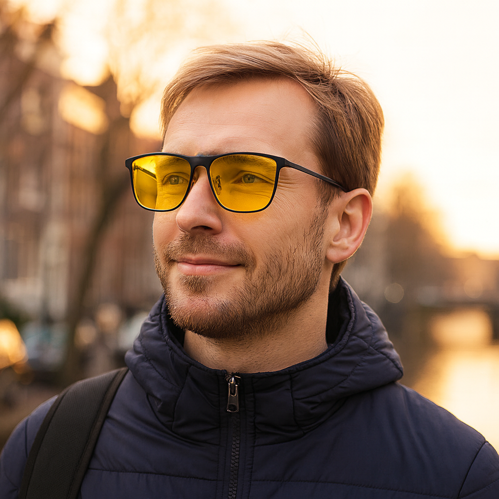 Clip-On Sonnenbrille | Polarisierte TAC-Gläser & UV400-Schutz | Faltbares Legierungsdesign für Korrektionsbrillen | Schmid