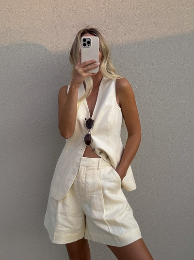 Linen gemütliches | zweiteiliges set