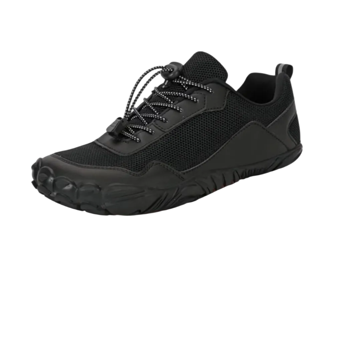 Herren Barfußschuhe aus Wasserabweisendem Textil | Breite Zehenbox und Flexible 4 mm Sohle | Spaziergänge und Outdoor | Schmid