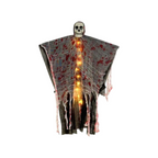 Halloween Hängende Schädel Geist Dekoration | Kunststoff Dekoration mit Leuchteffekt | Saisonale Innendekoration | Schmid