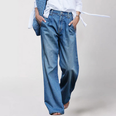Krista | komfortable weit geschnittene damen jeans