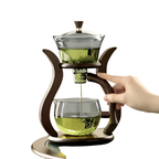 Artisan Teekanne Set – Glas-Teekanne mit Infuser und ergonomischem Griff