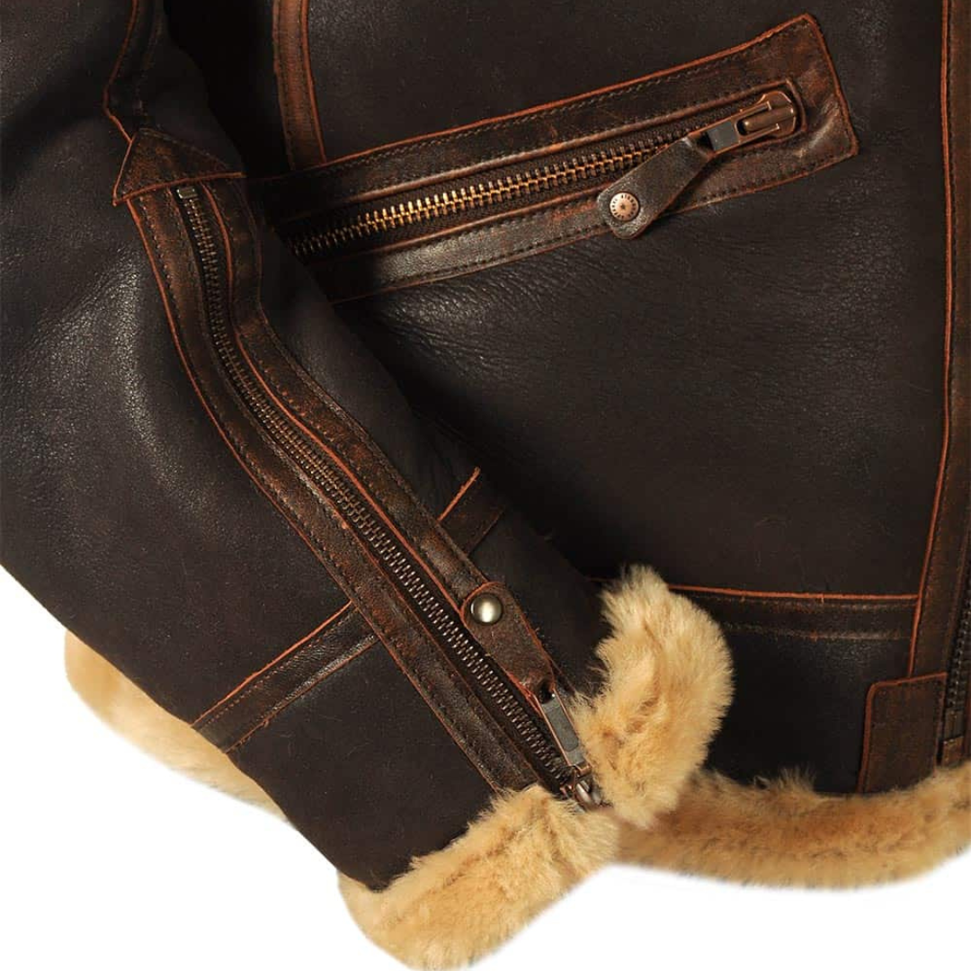 Felix | Warme Lederjacke Herren