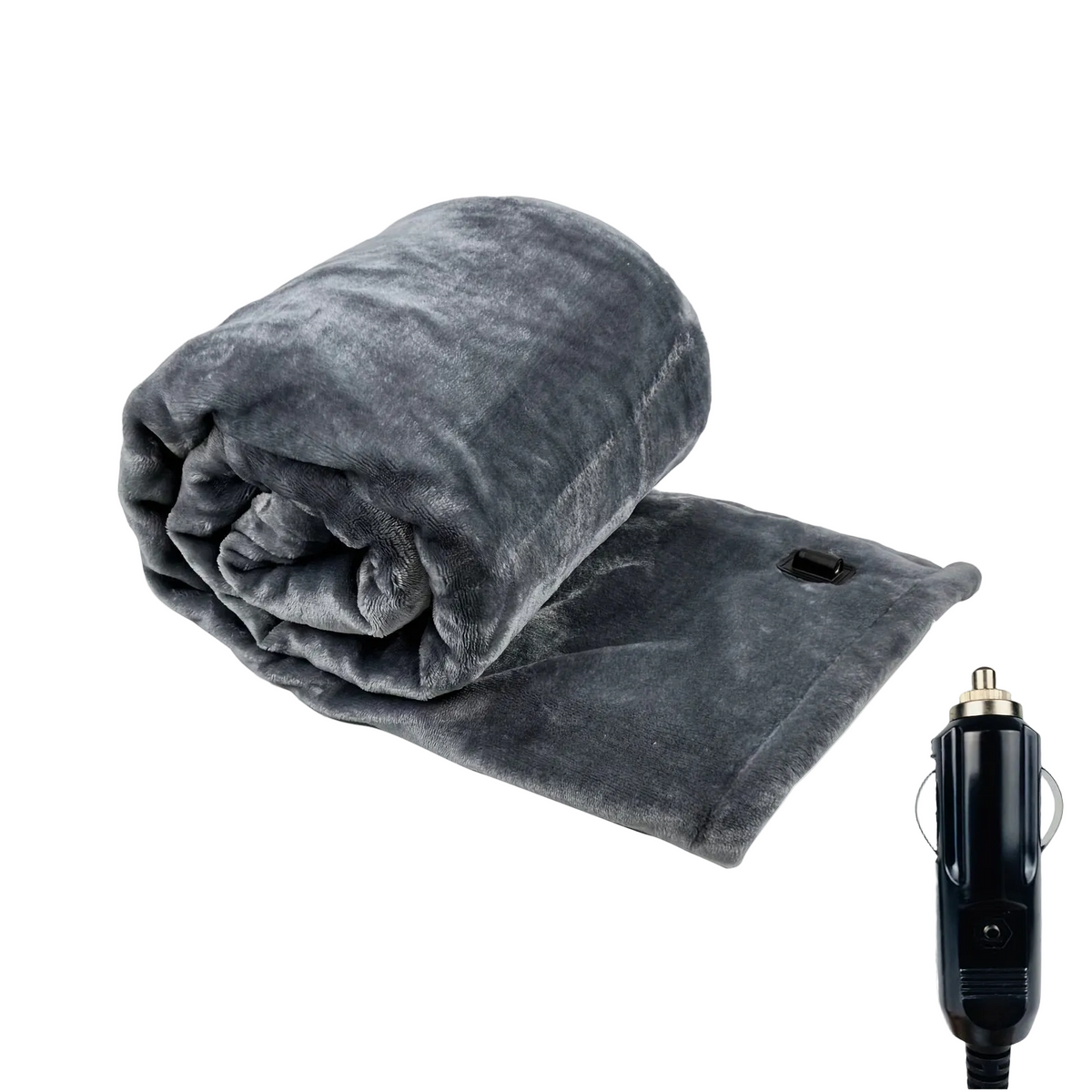 Elektrische Heizdecke 12V | Polyester-Flanell & 72W Leistung | Fahrzeug-Heizdecke mit Überhitzungsschutz | Schmid