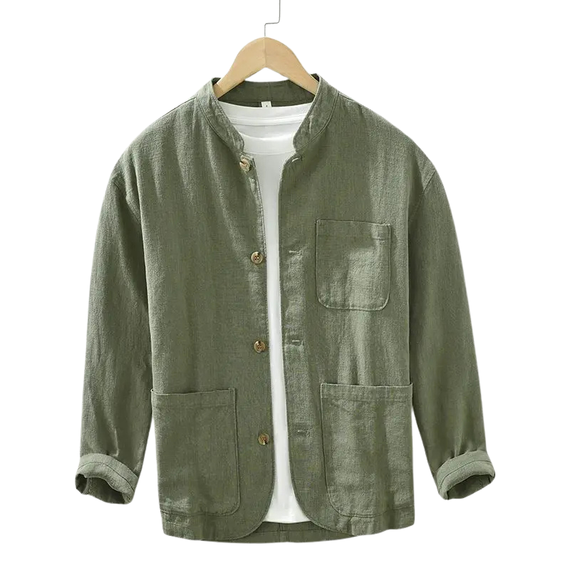 Zerano Overshirt – Herren Freizeit-Overshirt mit Knopfleiste