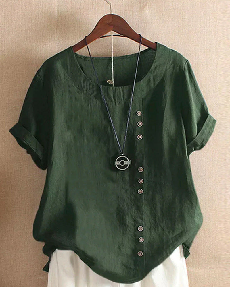 Damen l Kurzarm-Bluse
