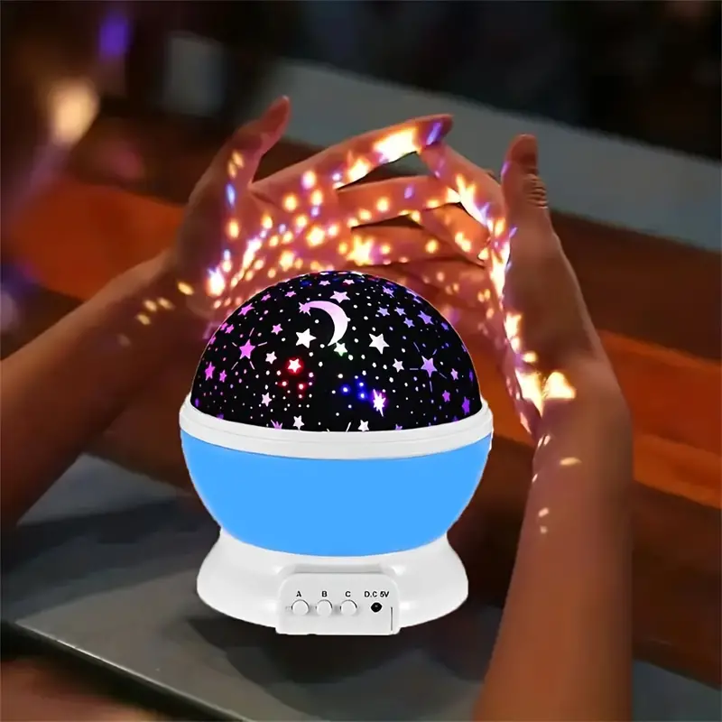 Sternenprojektor Nachtlampe mit LED und Musikfunktion – Tischleuchte für Innenräume