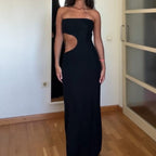 Damen Bandeau-Kleid aus Baumwolle und Polyester | Trägerloses Stretchkleid | Alltag und Urlaub | Schmid