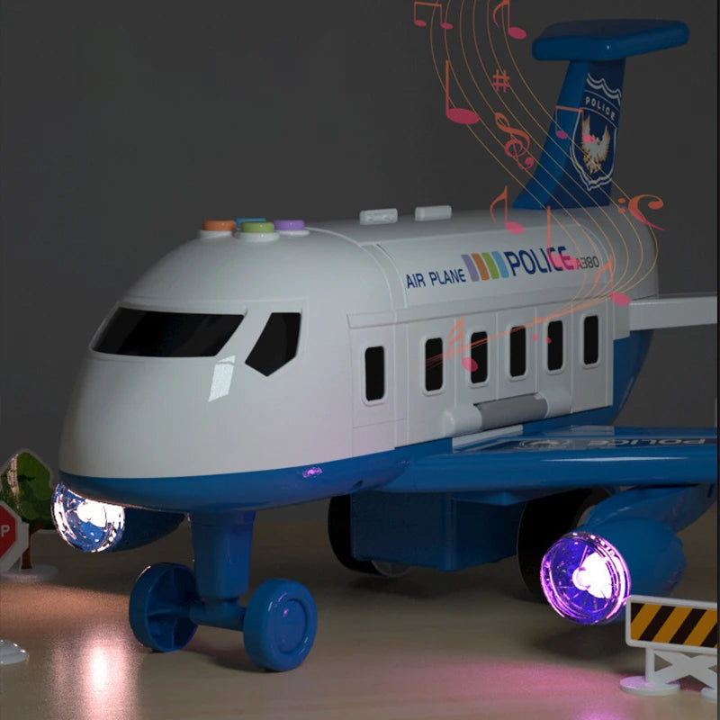 Interaktives Flugzeug‑Spielset mit Lichtern und Geräuschen