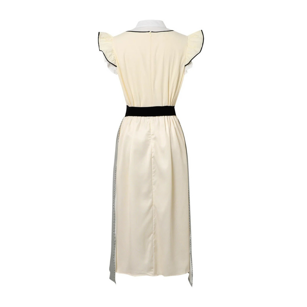 Damen Dirndl Kleid Baumwolle Polyester-Mischung | Reguläre Passform Trachtenkleid | Schnürleib mit Schürze für Oktoberfest & Themenpartys | Schmid