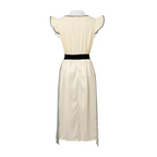 Damen Dirndl Kleid Baumwolle Polyester-Mischung | Reguläre Passform Trachtenkleid | Schnürleib mit Schürze für Oktoberfest & Themenpartys | Schmid
