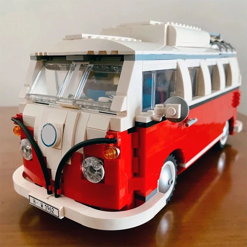 BuildJoy | Dekoratives Campingbus-Bausatz Für Kreatives Spielen