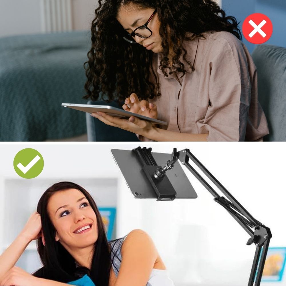 Tablet-halterung | flexiMount – 360° drehbar – verstellbare halterung