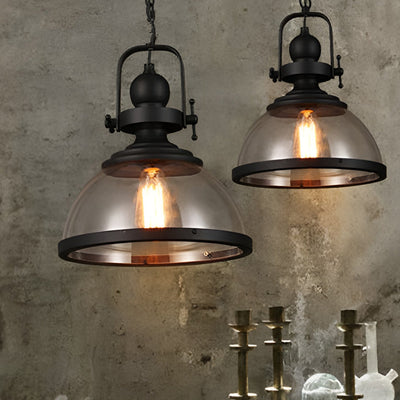 Antike glas | eisen retro industrie kronleuchter hängende deckenleuchten
