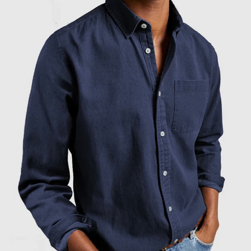 Alexander Denim‑Hemd – Herren Langarm‑Jeanshemd