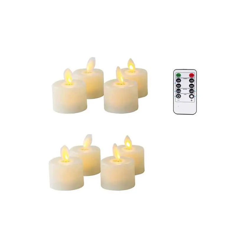 LED Kerzen Set ohne Flamme – Batteriebetriebene Dekokerzen