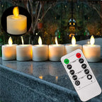 LED Kerzen Set ohne Flamme – Batteriebetriebene Dekokerzen