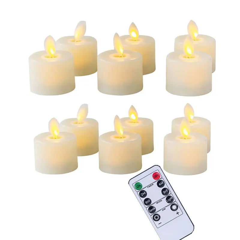 LED Kerzen Set ohne Flamme – Batteriebetriebene Dekokerzen