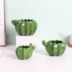 CactoForm | Skulpturaler Dekorativer Blumentopf Mit modernem Kaktus-Inspiration