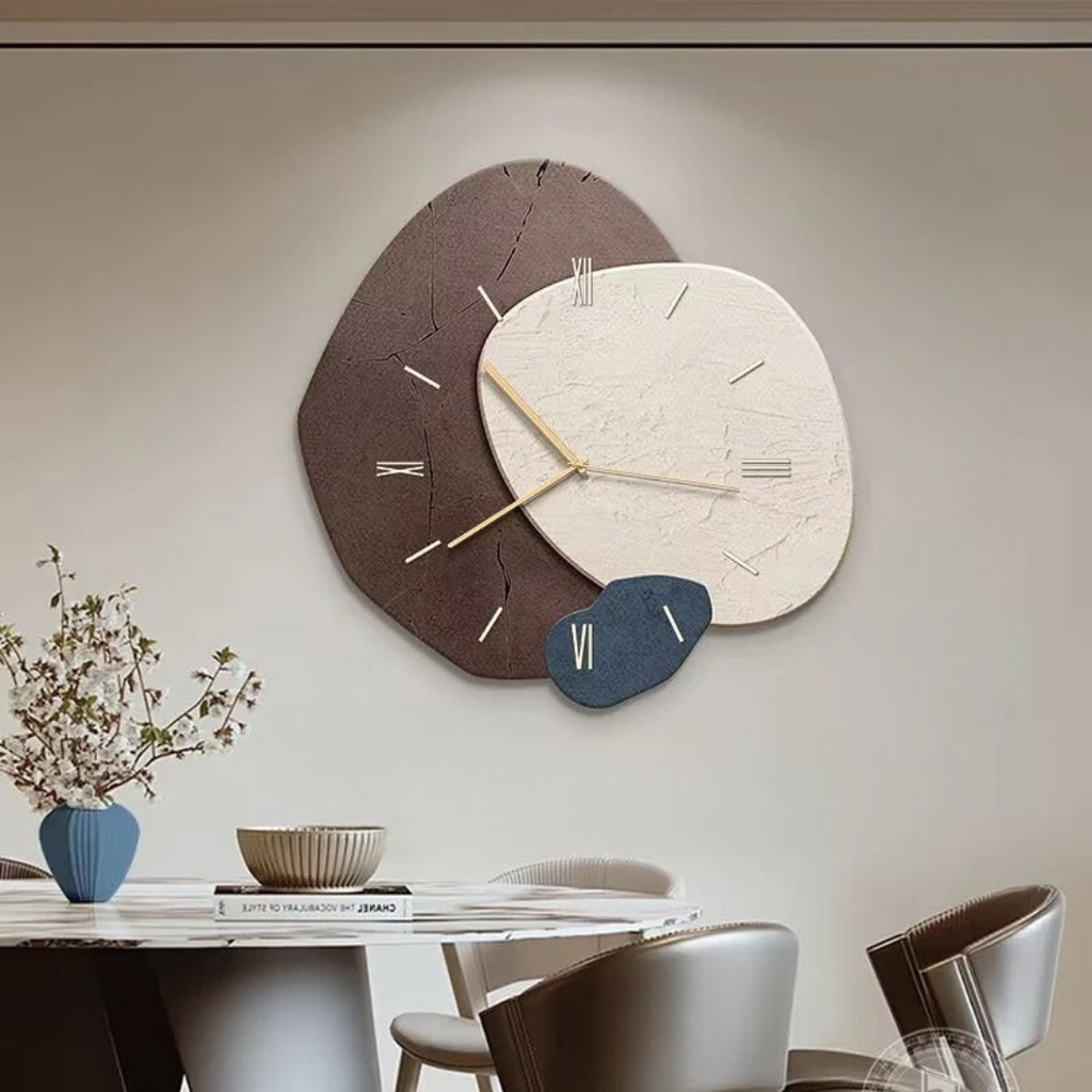 LunaWood Accent Wanduhr – Holz-Wanduhr Mit Weicher LED-Beleuchtung