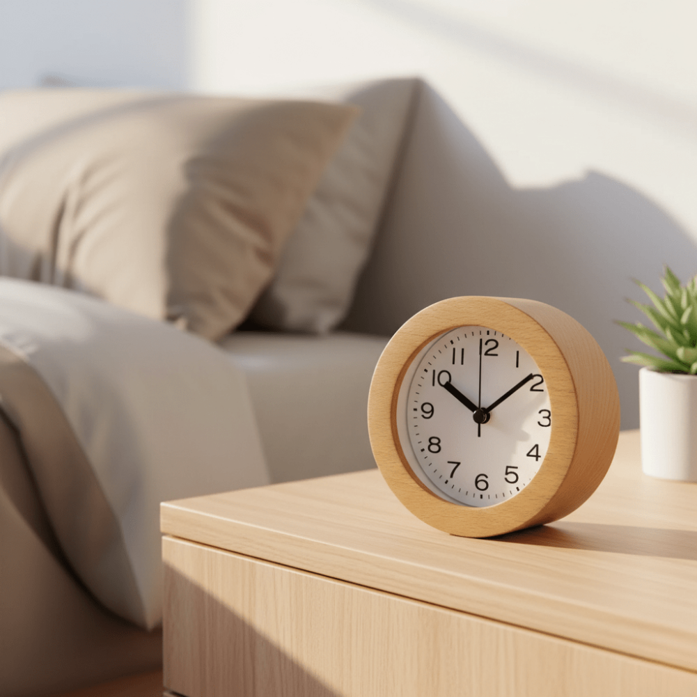 TimeLume – Led Wecker | Rund Mit Einstellbarer Helligkeit