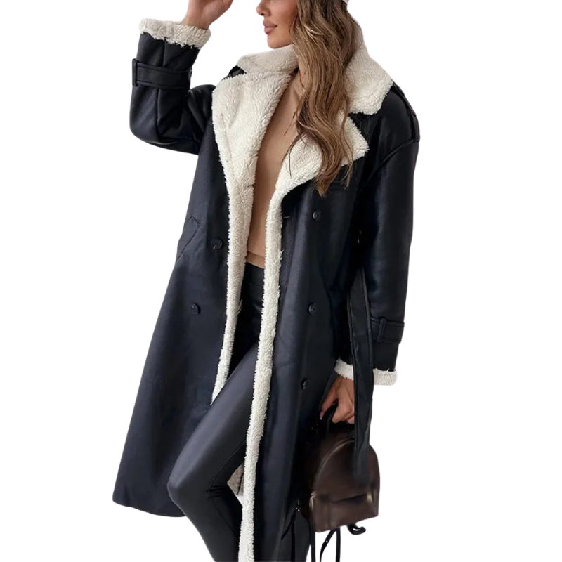 Cassy | Langer Wintermantel Mit Vielseitigem Design