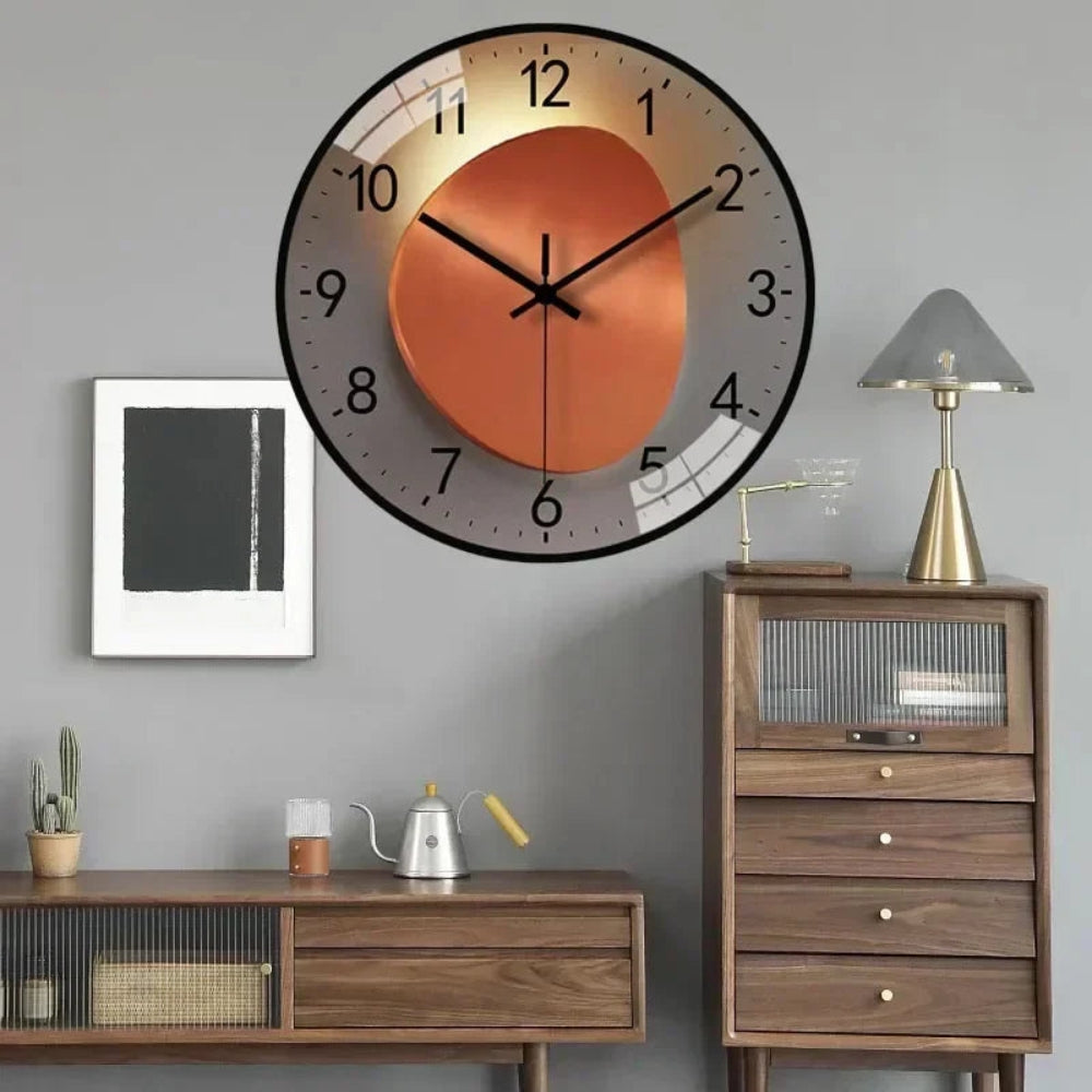 QuietEdge Digitale Wand-Uhr mit stillem Uhrwerk und klarer Anzeige