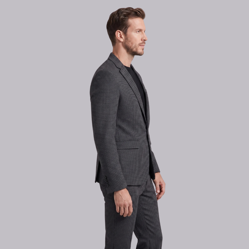 Herren Anzug-Set | Zweiteiliges Blazer- und Hosen-Set | Reguläre Passform für Beruf und Freizeit | Schmid