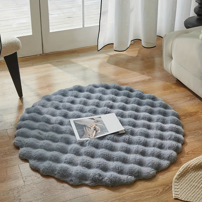 Eleganter Rundteppich Für Stilvolle Räume | Modernes Design & Gemütlichkeit