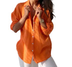 Damenbluse aus Polyester | Langärmlige Bluse mit Regulärer Passform | Alltag und Saisongebrauch | Schmid