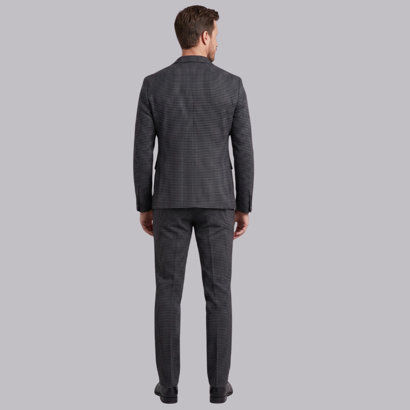 Herren Anzug-Set | Zweiteiliges Blazer- und Hosen-Set | Reguläre Passform für Beruf und Freizeit | Schmid