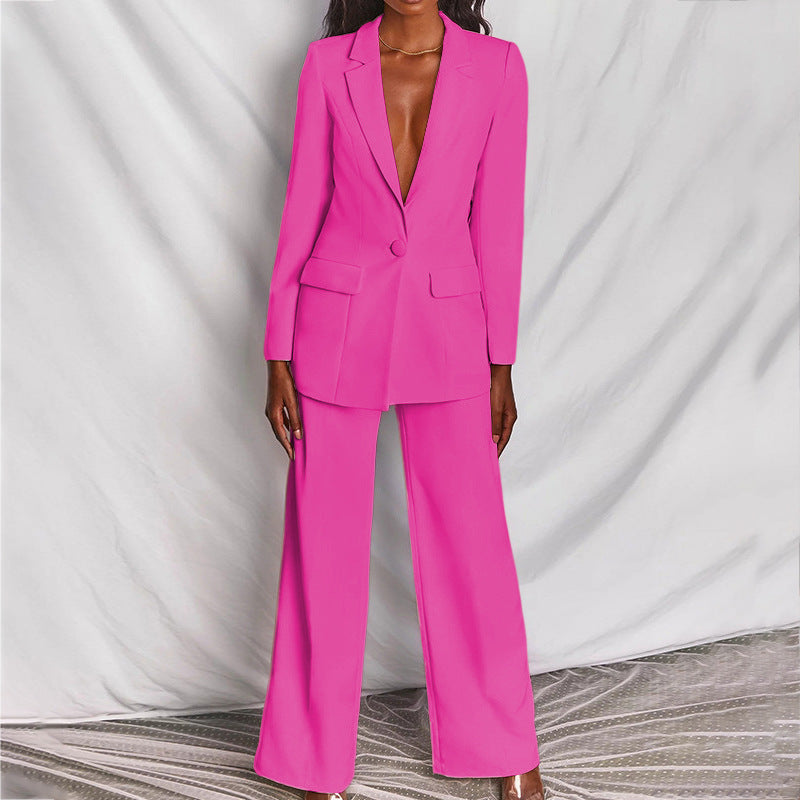 Eleganter l Blazer und Hosenset