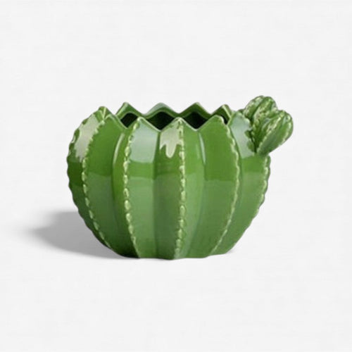 CactoForm | Skulpturaler Dekorativer Blumentopf Mit modernem Kaktus-Inspiration