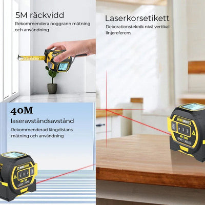 3-in-1 Infrarot | laserbandmessung