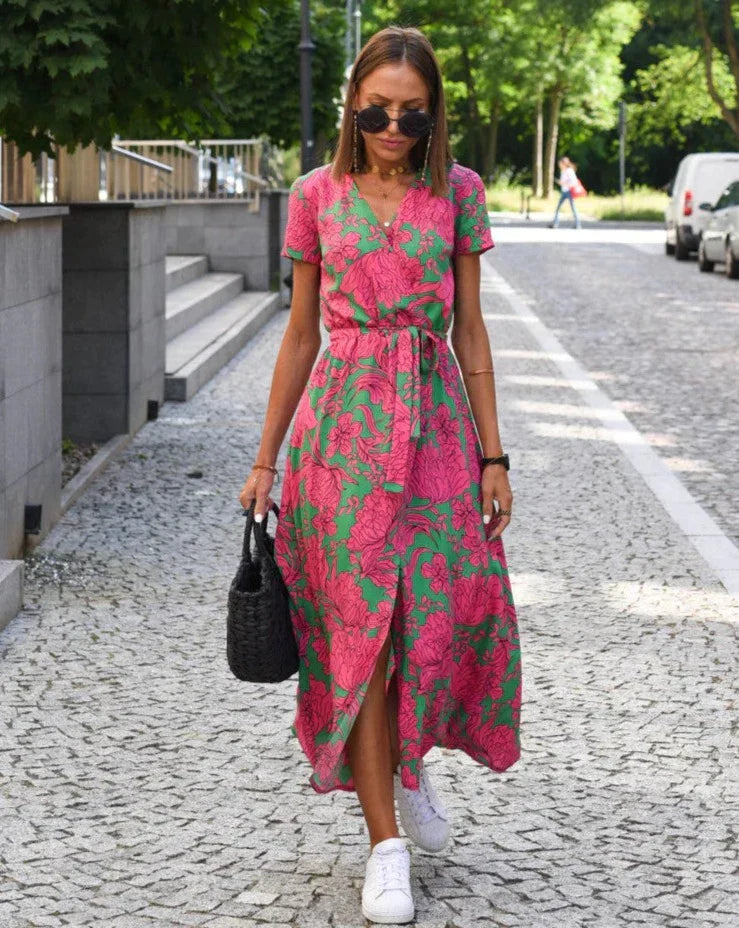 Linda | sommerkleid mit blumenmuster