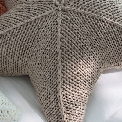 Stern | handgestricktes kissen