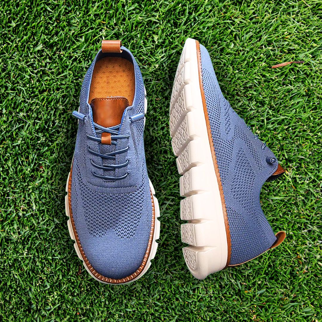 Herren Slip-On Schuhe | Textil-Synthetik-Obermaterial & EVA-Zwischensohle | Schuhe mit Breiter Zehenbox für Alltag & Freizeit | Schmid