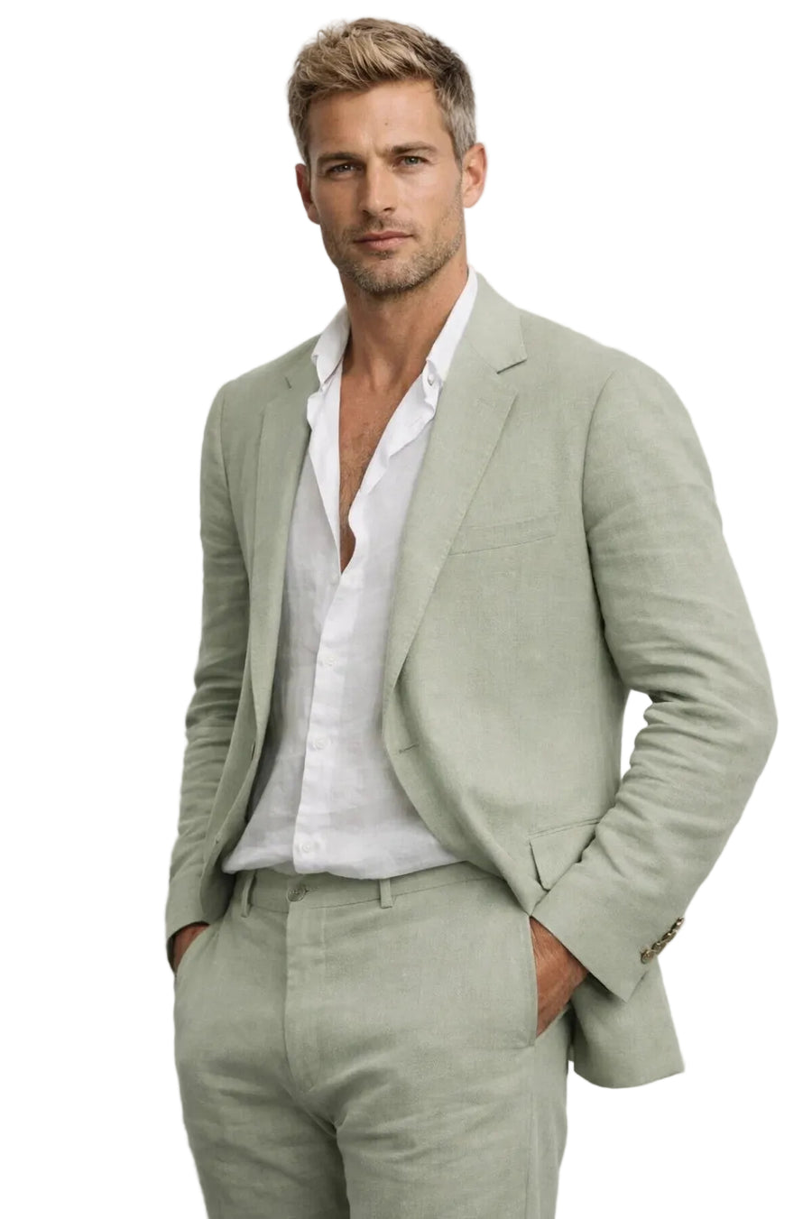 Herren - Anzug Set mit Sakko und Hose Elegantes zweiteiliges Set