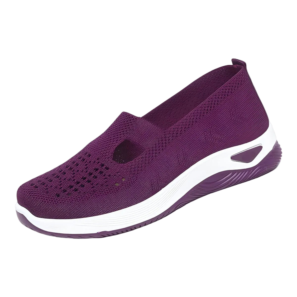 Damen Freizeitschuhe – Flach, Schnürung/Slip-on, Einfarbig