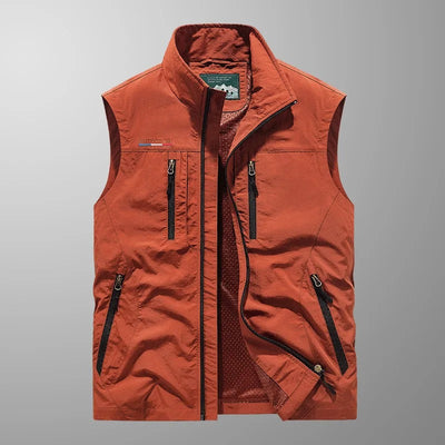 Vincent | Atmungsaktive Outdoor Cargo-Weste Mit Vielen Taschen