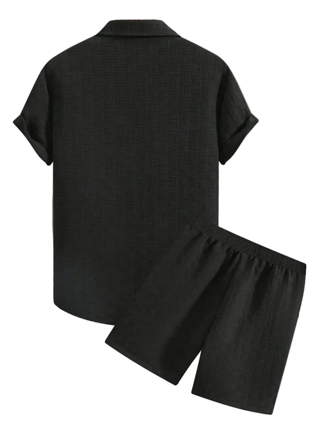 Herren Zweiteiliges Set | Reguläre Passform Hemd und Hose | Alltag und Smart Casual Anlässe | Schmid