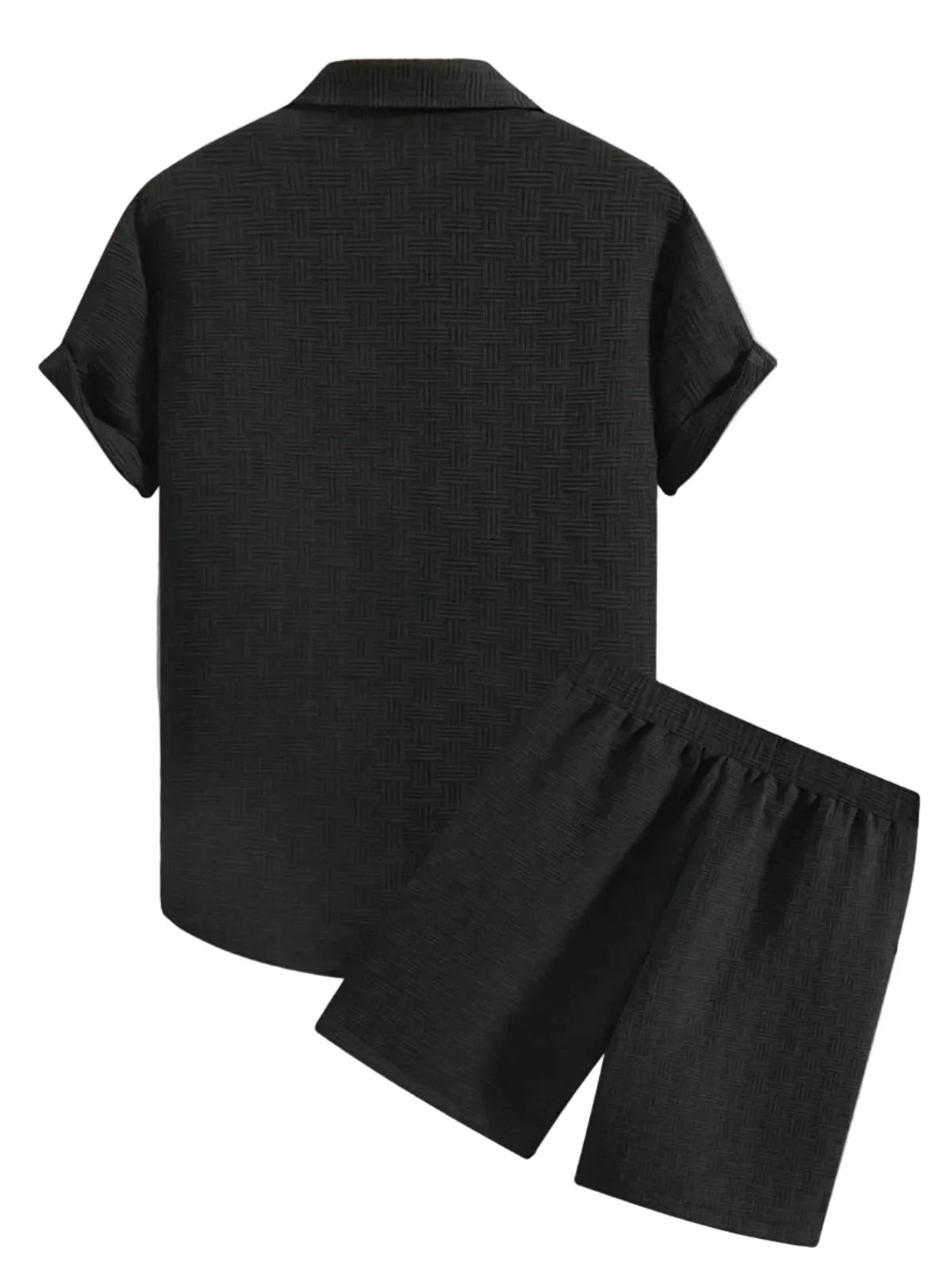 Herren Zweiteiliges Set | Reguläre Passform Hemd und Hose | Alltag und Smart Casual Anlässe | Schmid
