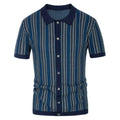 Herren Polo I Polyester | Regular Fit Polo Mit Chevronmuster Und Knopfleiste | Sommergebrauch | Schmid