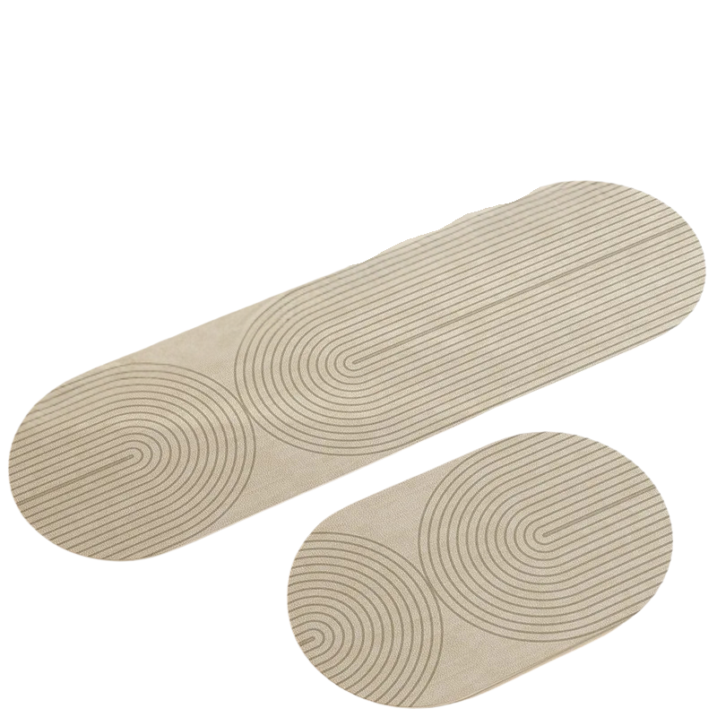 Royaleva Diatomit-Bad- & Küchenmatte – Absorbierend, Rutschfest & Waschbar